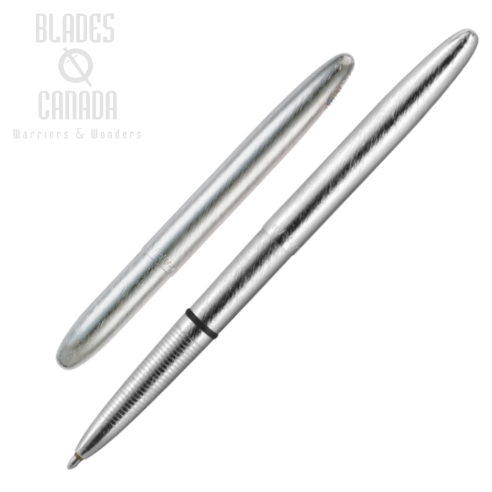 Fisher Space Pen Bullet Pen, Brushed Chrome, FP400BRC